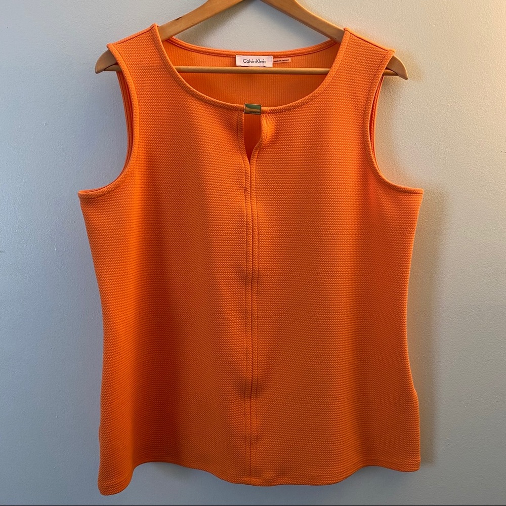 Calvin Klein Orange Tank Top